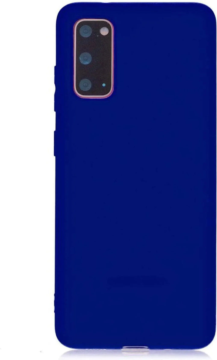 Samsung Galaxy S20 FE Hoesjes – Liquid Siliconen Backcover – Soft Touch Flexibel – Blauw Azuur-Ilumina Benelux