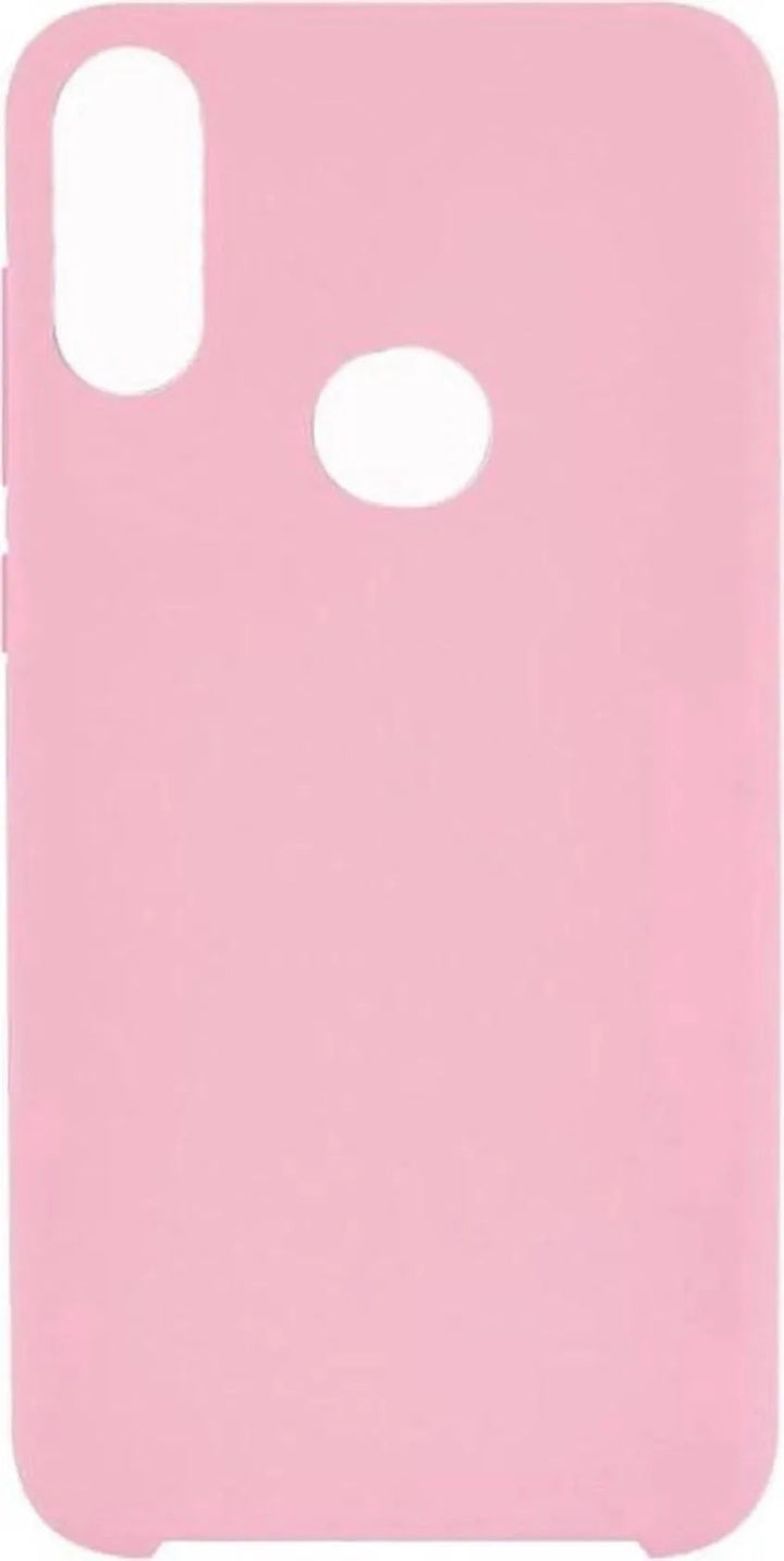 Samsung Galaxy A20S Hoesjes – Liquid Siliconen Backcover – Soft Touch – Flexibel – Lichtroze-Ilumina Benelux