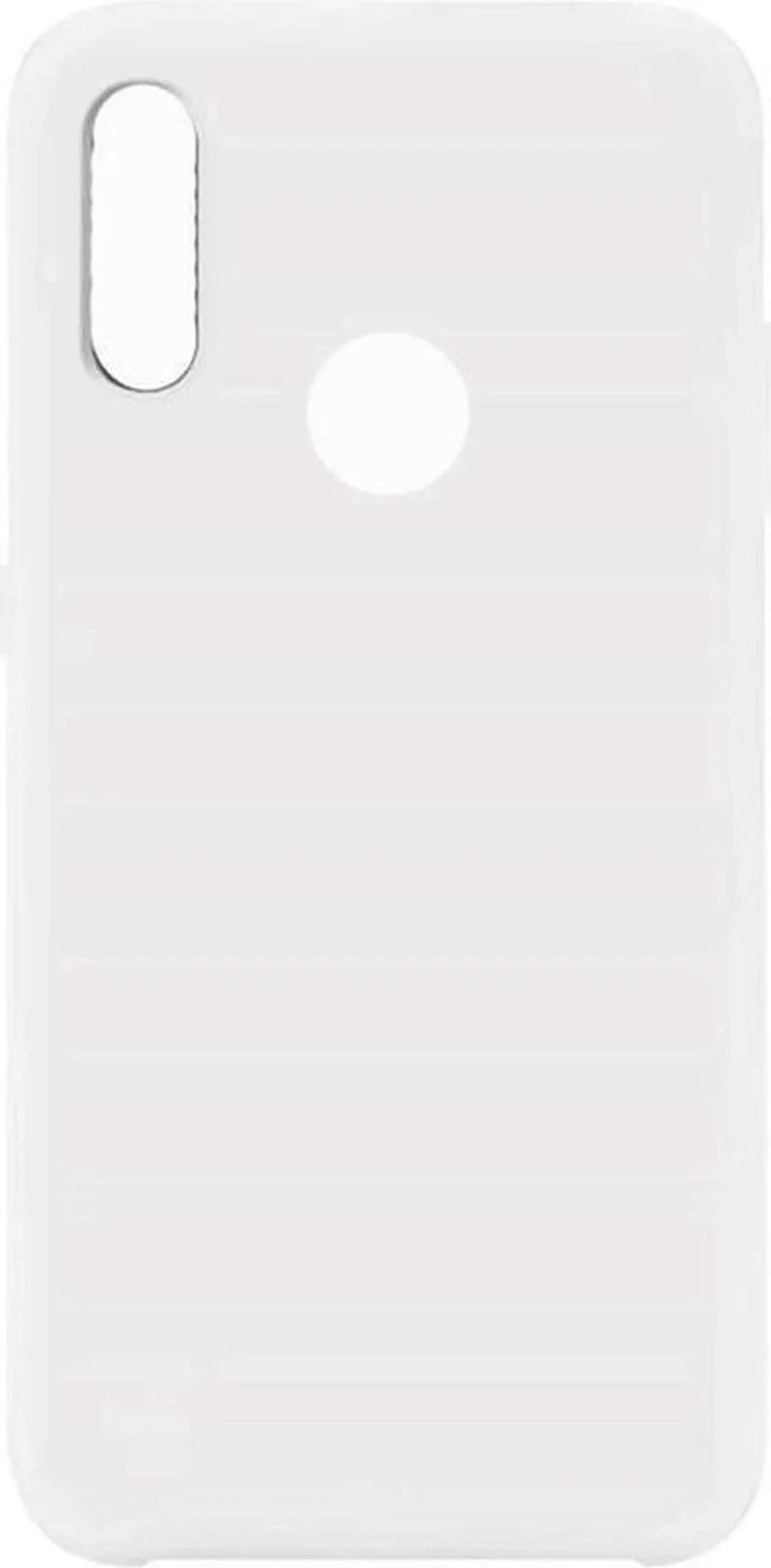 Samsung Galaxy A20S Hoesjes – Liquid Siliconen Backcover – Soft Touch – Flexibel – Wit-Ilumina Benelux