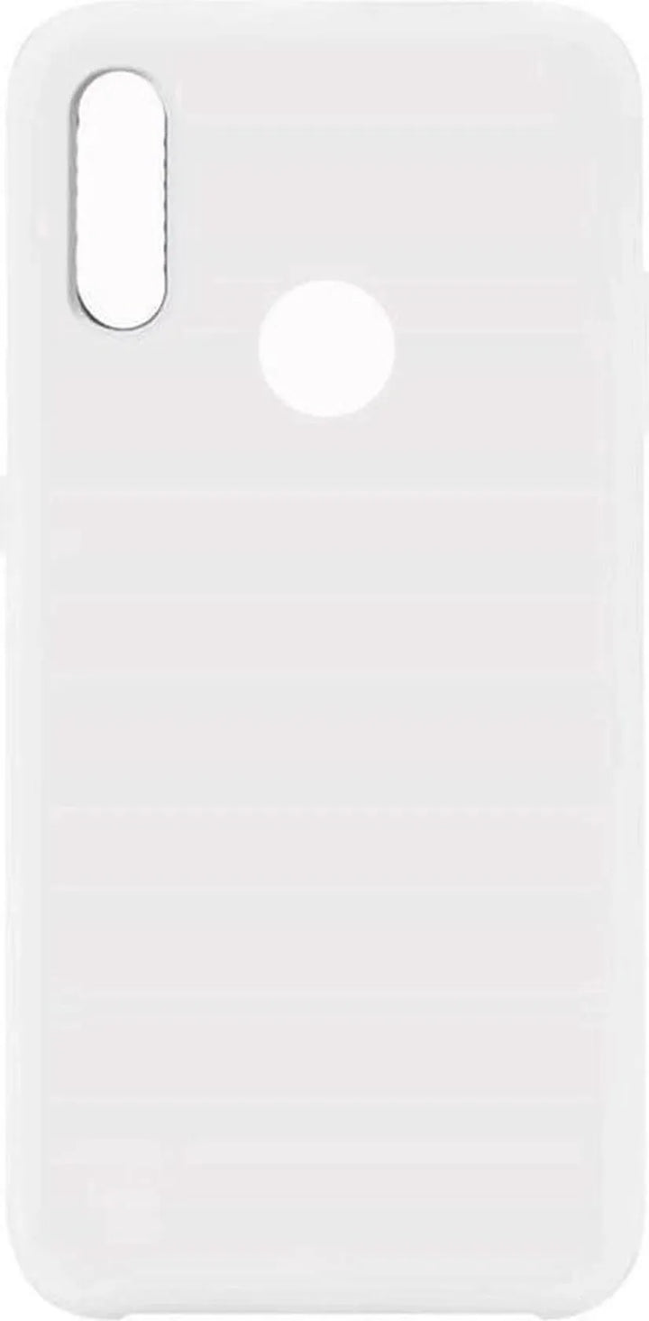 Samsung Galaxy A20S Hoesjes – Liquid Siliconen Backcover – Soft Touch – Flexibel – Wit-Ilumina Benelux