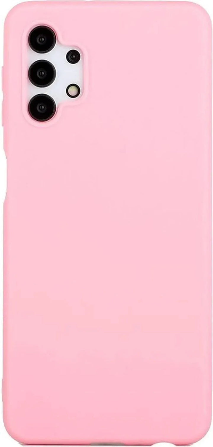 Samsung Galaxy A32 5G Hoesjes – Liquid Siliconen Backcover – Soft Touch – Flexibel – Lichtroze-Ilumina Benelux