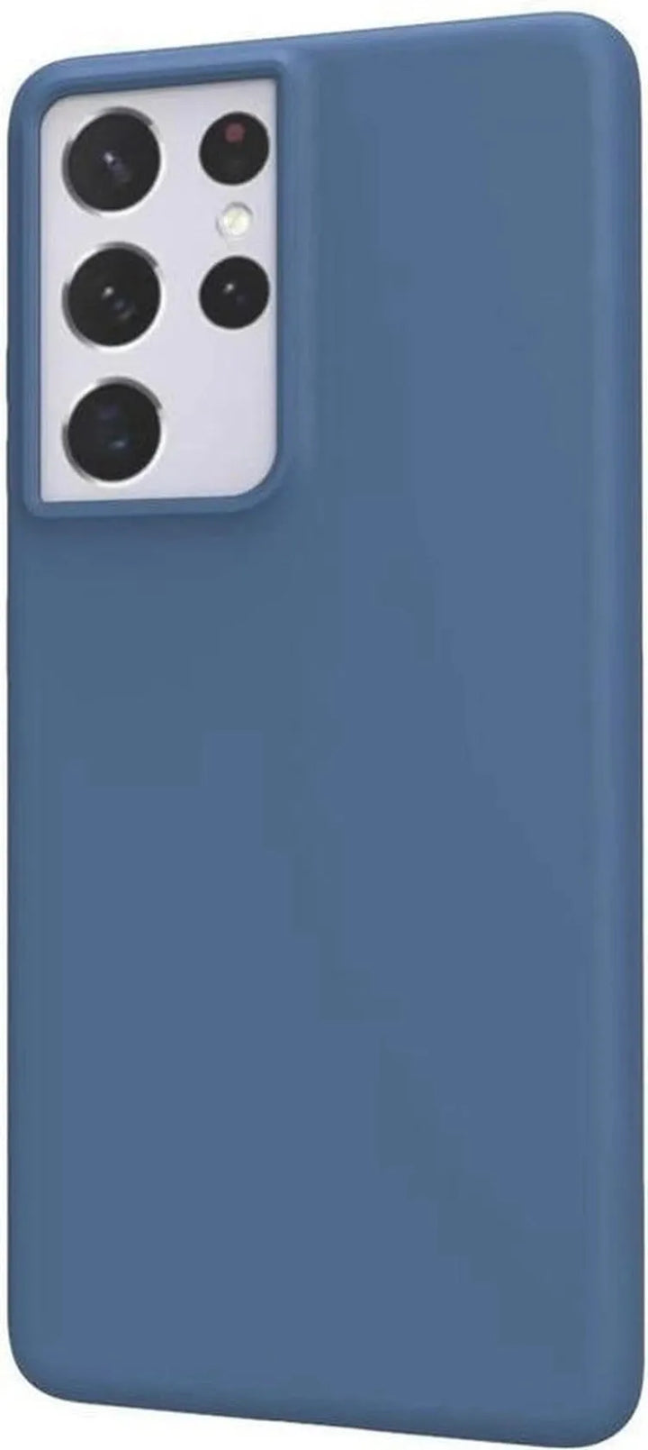 Samsung Galaxy S21 Ultra Hoesjes – Liquid Siliconen Backcover – Soft Touch Flexibel – Blauw Azuur-Ilumina Benelux
