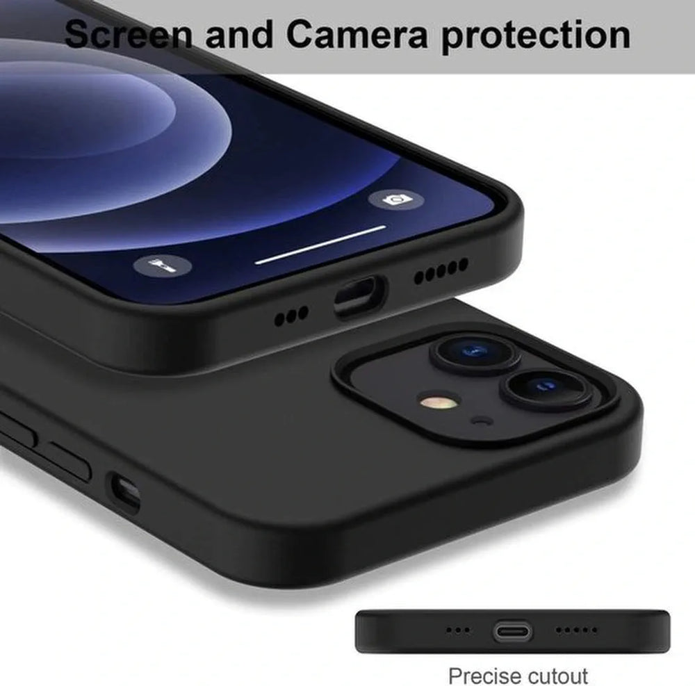 iPhone 11 Pro Max Hoesjes – Soft Touch Liquid Silicone Backcover – Flexibele TPU Cover + Screenprotector – Lichtblauw-Ilumina Benelux
