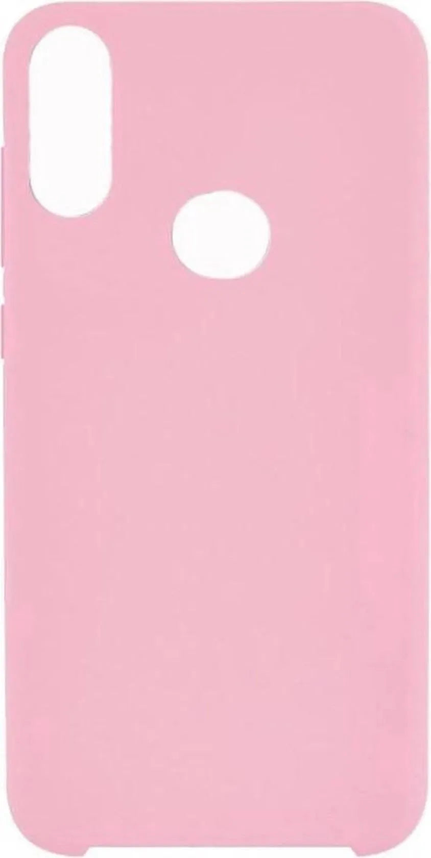 Samsung Galaxy A10S Hoesjes – Liquid Siliconen Backcover – Soft Touch – Flexibel – Lichtroze-Ilumina Benelux