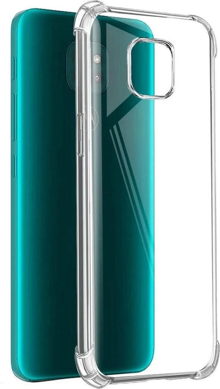 Motorola Moto E7 Plus Hoesjes – Siliconen Backcover – Schokbestendig – 2x Screenprotector – Transparant-Ilumina Benelux