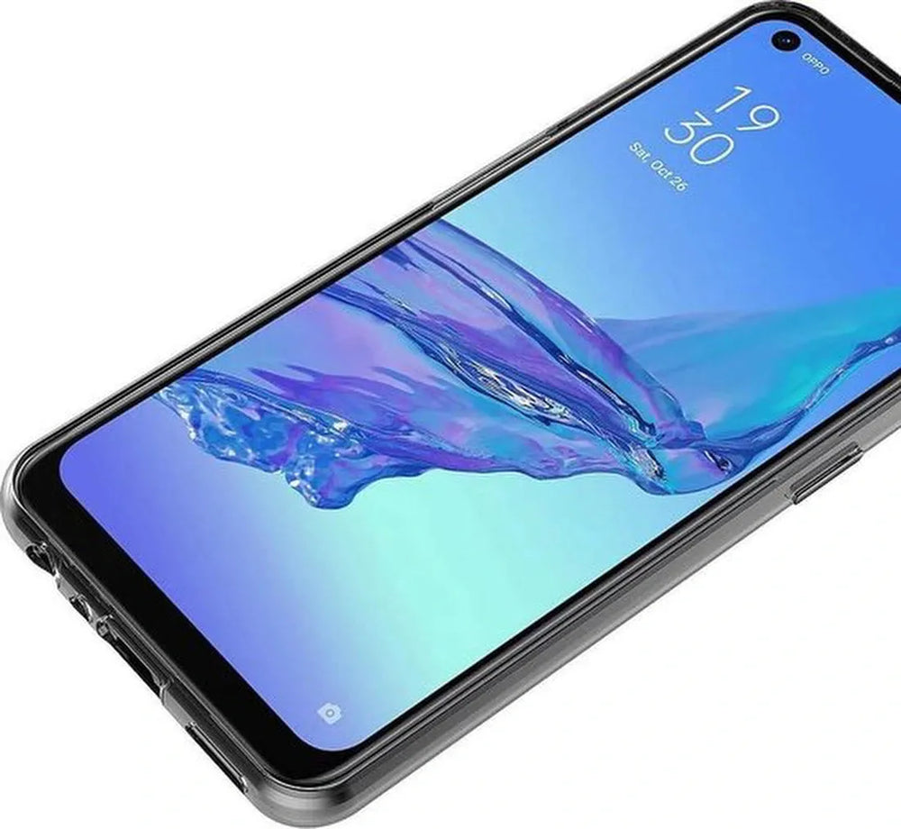 OPPO A53S Hoesjes – Transparante Siliconen Backcover – 2 Pack Screenprotector – Gehard Glas – Anti Kras-Ilumina Benelux