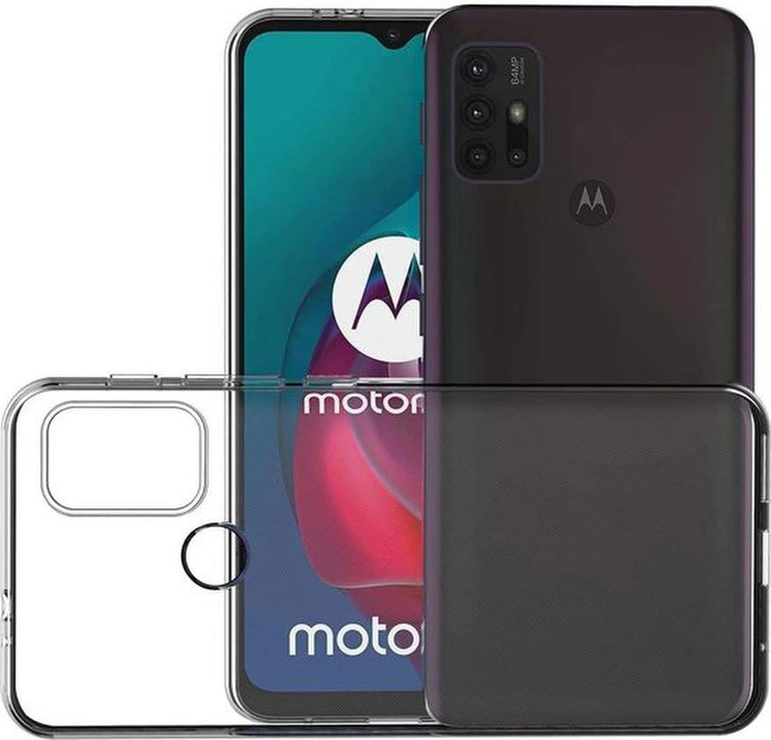 Motorola Moto G30/G20/G10 Hoesjes – Siliconen Backcover – Transparant – Flexibel – Schokabsorberend