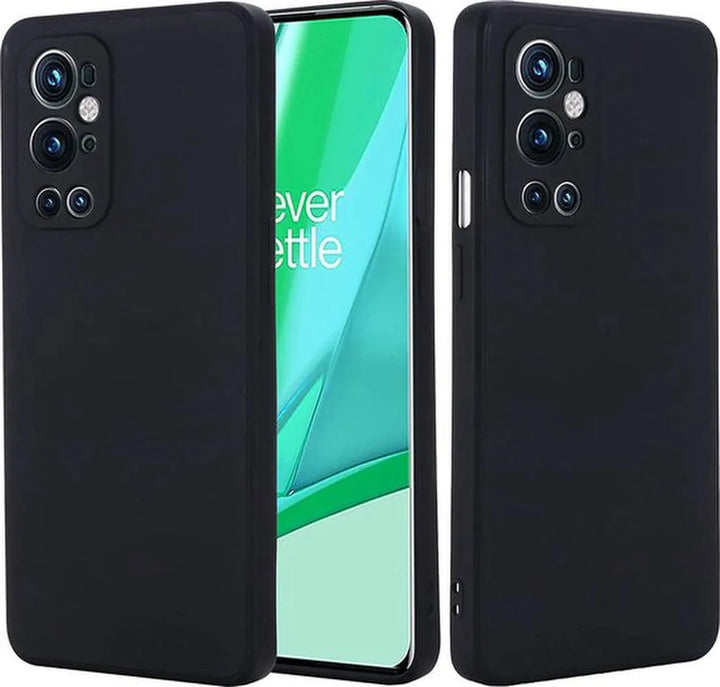 OnePlus 9 Pro Hoesjes – Siliconen Backcover – Schokbestendig – Zwart-Ilumina Benelux