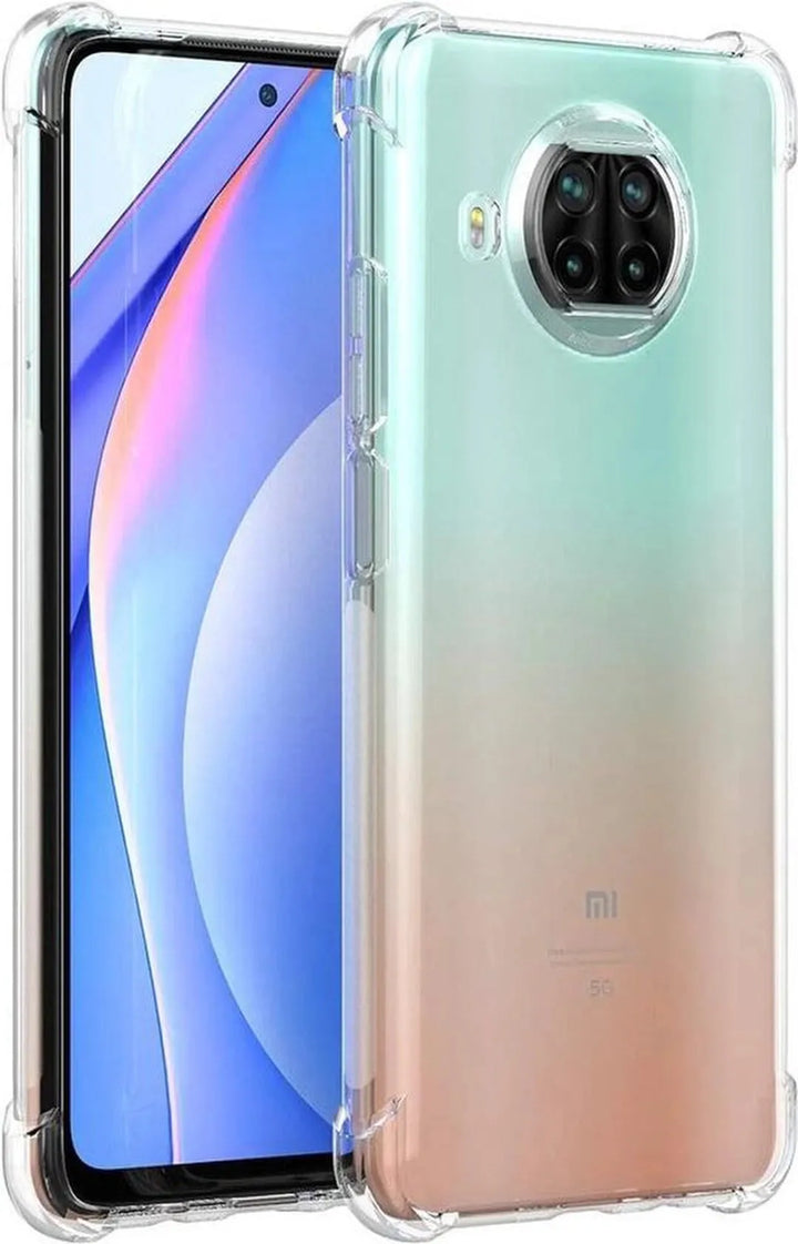 Xiaomi Mi 10T Lite 5G Hoesjes – Siliconen Backcover – Schokbestendig – 2x Screenprotector Gehard Glas – Transparant-Ilumina Benelux