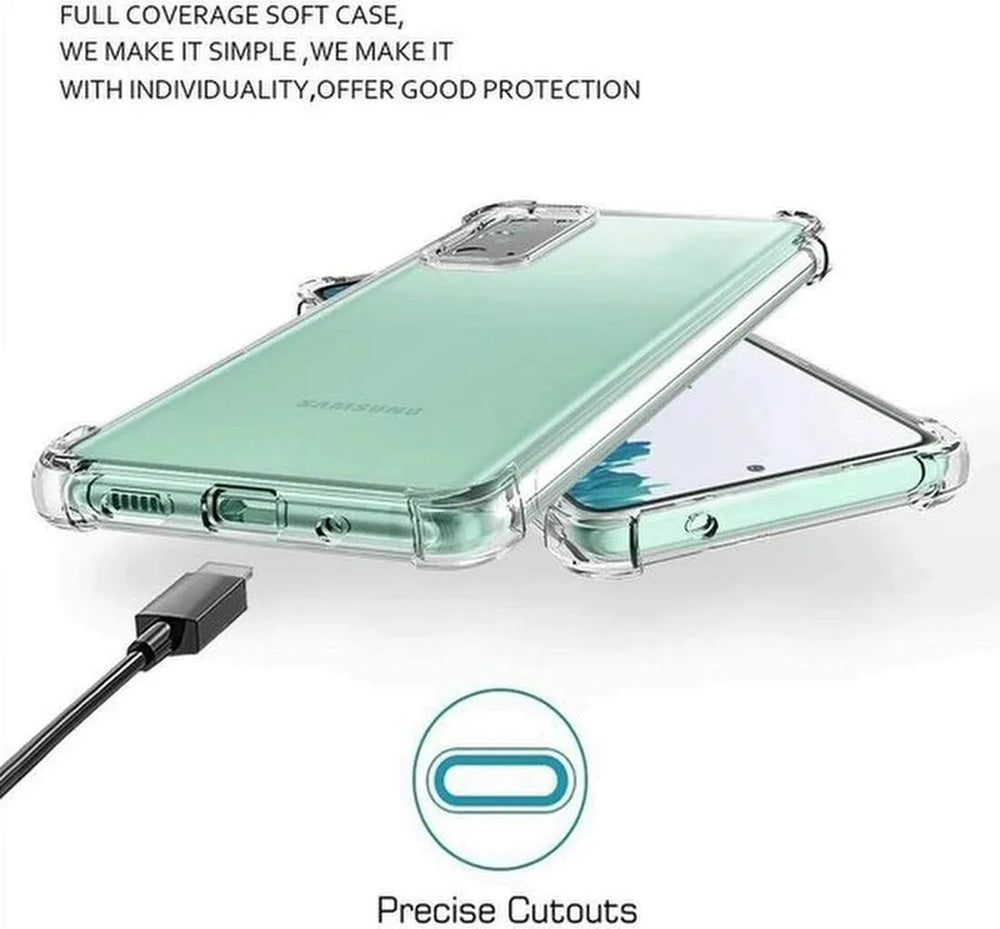 Samsung Galaxy S20 FE Hoesjes – Siliconen Backcover – Schokbestendig – Transparant – Flexibel-Ilumina Benelux