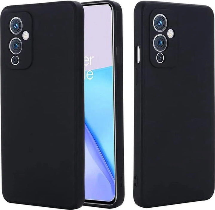 OnePlus 9 Hoesjes – Siliconen Backcover – Soft Silicone – Schokbestendig – Zwart-Ilumina Benelux