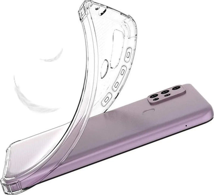 Motorola Moto G30/G20/G10 Hoesjes – Siliconen Backcover – Schokbestendig – 2x Screenprotector – Transparant-Ilumina Benelux