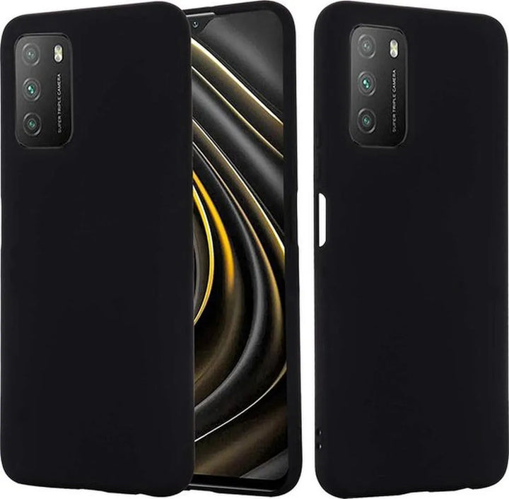 Xiaomi Poco M3 Hoesjes – Xiaomi Redmi 9T – Siliconen Backcover – Schokbestendig – Zwart-Ilumina Benelux