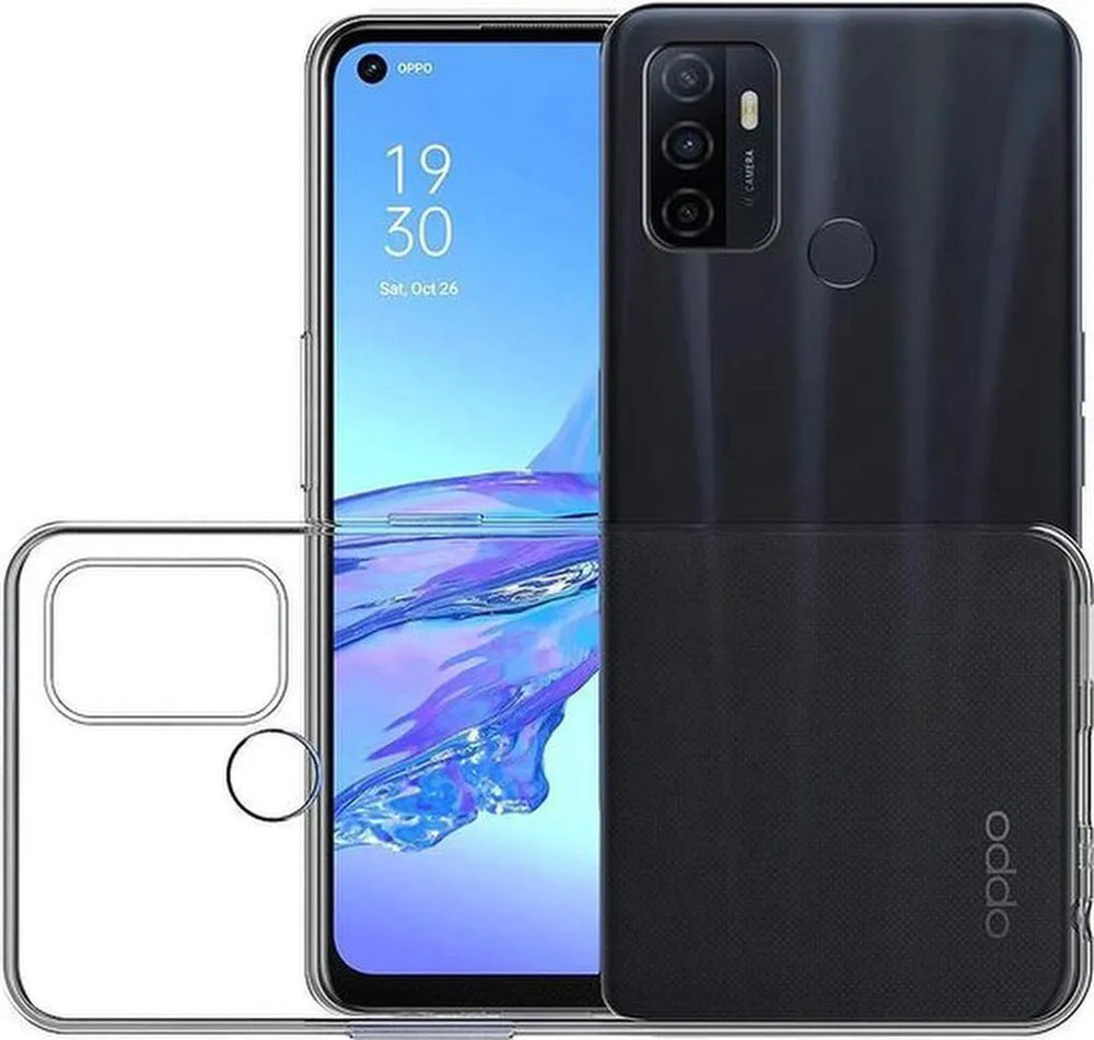 OPPO A53S Hoesjes – Siliconen Backcover – Transparant – Soft Silicone – Schokbestendig-Ilumina Benelux