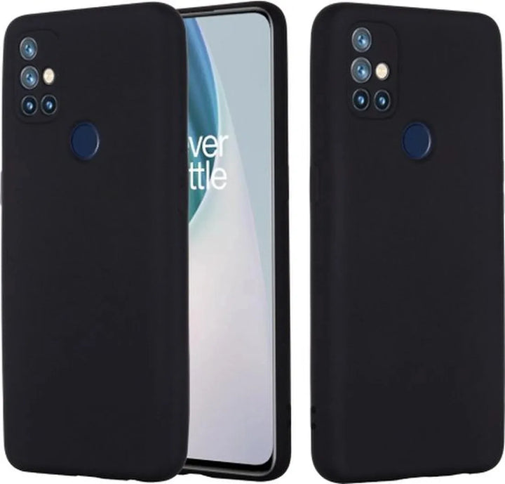 OnePlus Nord N10 Hoesjes – Siliconen Backcover – Schokbestendig – Zwart-Ilumina Benelux
