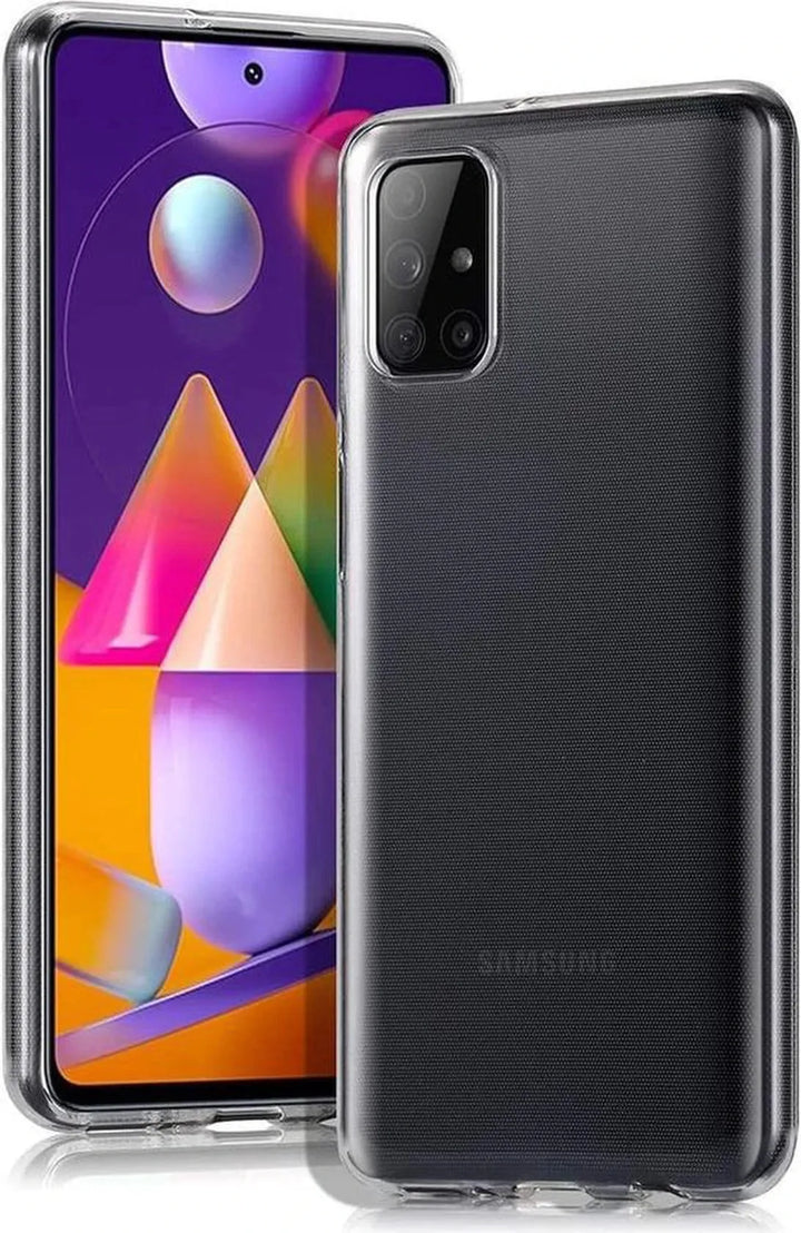 Samsung Galaxy M31s Hoesjes – Siliconen Backcover – Flexibel – Transparant-Ilumina Benelux