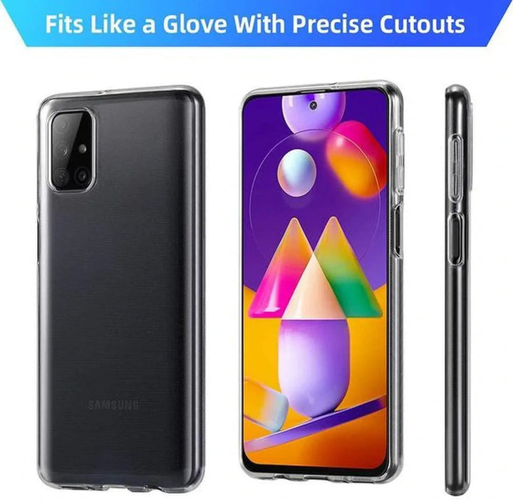 Samsung Galaxy M31s Hoesjes – Siliconen Backcover – Flexibel – Transparant-Ilumina Benelux