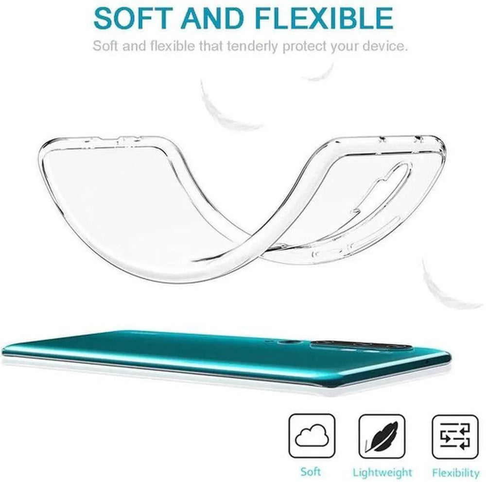 Xiaomi Note 10 Pro Hoesjes – Siliconen Backcover – Transparant – Geschikt voor Xiaomi Mi Note 10 – Soft TPU – Doorzichtig-Ilumina Benelux