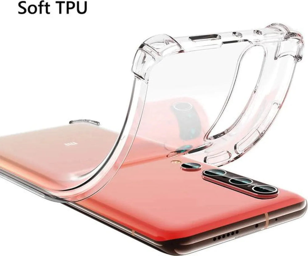 Xiaomi Mi 10 Hoesjes – Soft TPU Siliconen Backcover – Schokbestendig – Transparant-Ilumina Benelux