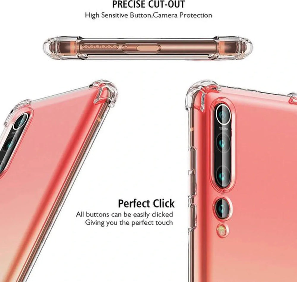 Xiaomi Mi 10 Hoesjes – Soft TPU Siliconen Backcover – Schokbestendig – Transparant-Ilumina Benelux