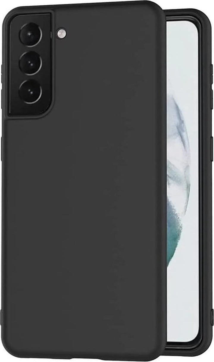 Samsung Galaxy S21 Plus Hoesjes – Siliconen Backcover – Flexibel – Schokbestendig – Zwart-Ilumina Benelux
