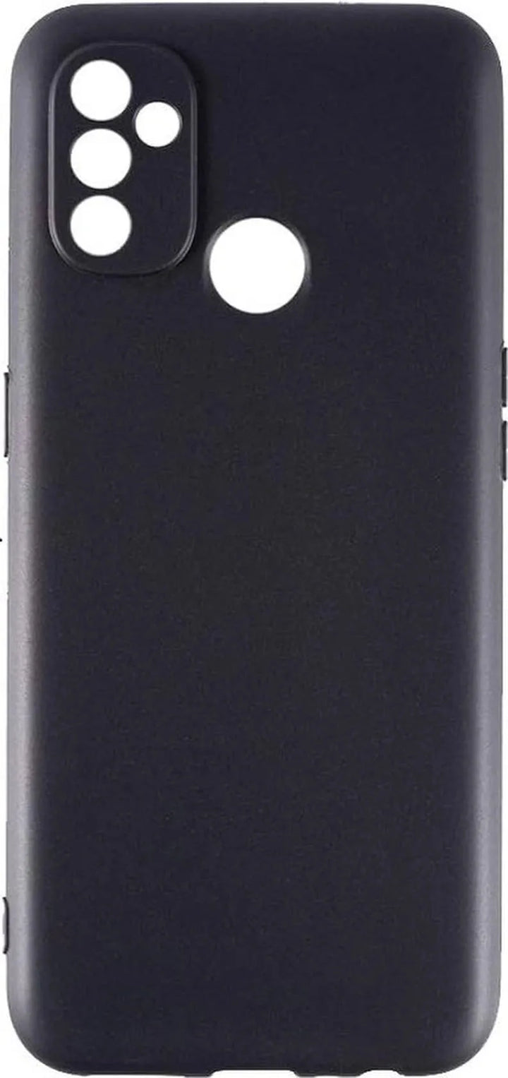 OnePlus Nord N100 Hoesjes – Siliconen Backcover – Soft Silicone – Schokbestendig – Zwart-Ilumina Benelux