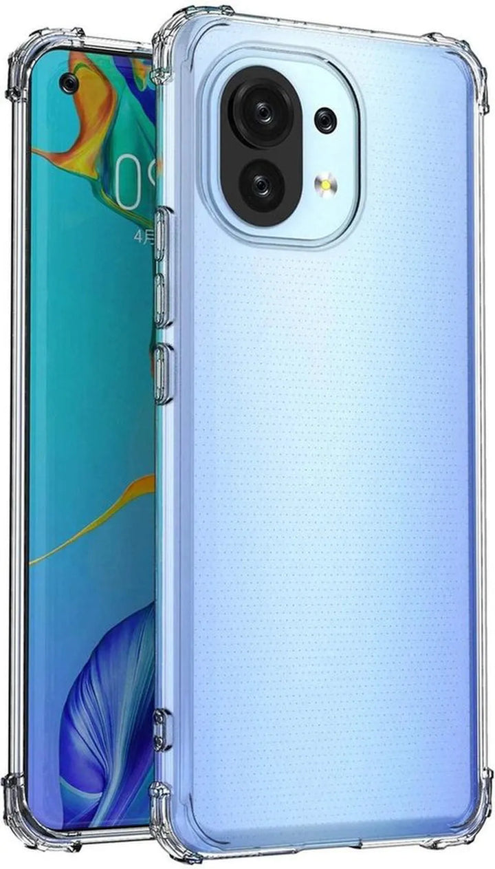 Xiaomi Mi 11 Hoesjes – Soft TPU Siliconen Backcover – Schokbestendig – Transparant-Ilumina Benelux