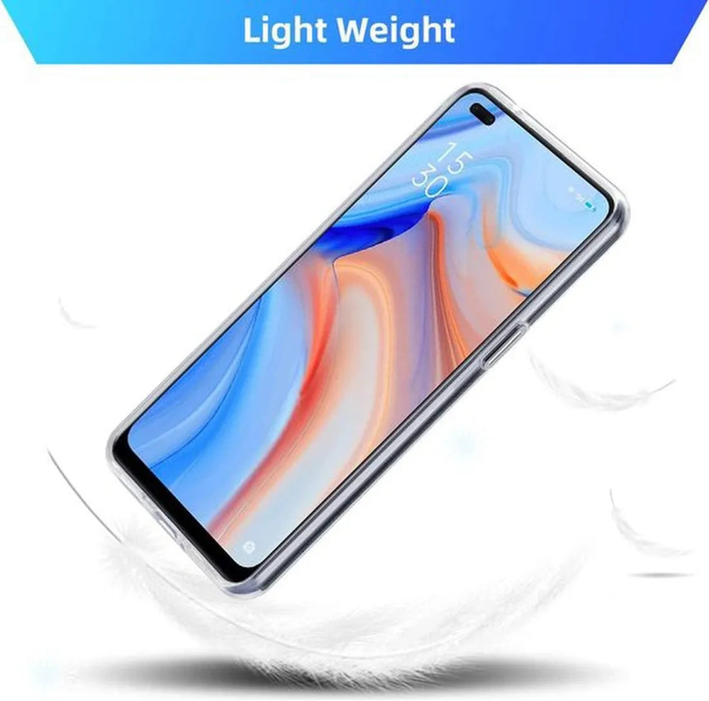 Oppo Reno 4 5G Hoesjes – Siliconen Backcover – Schokbestendig – Transparant-Ilumina Benelux
