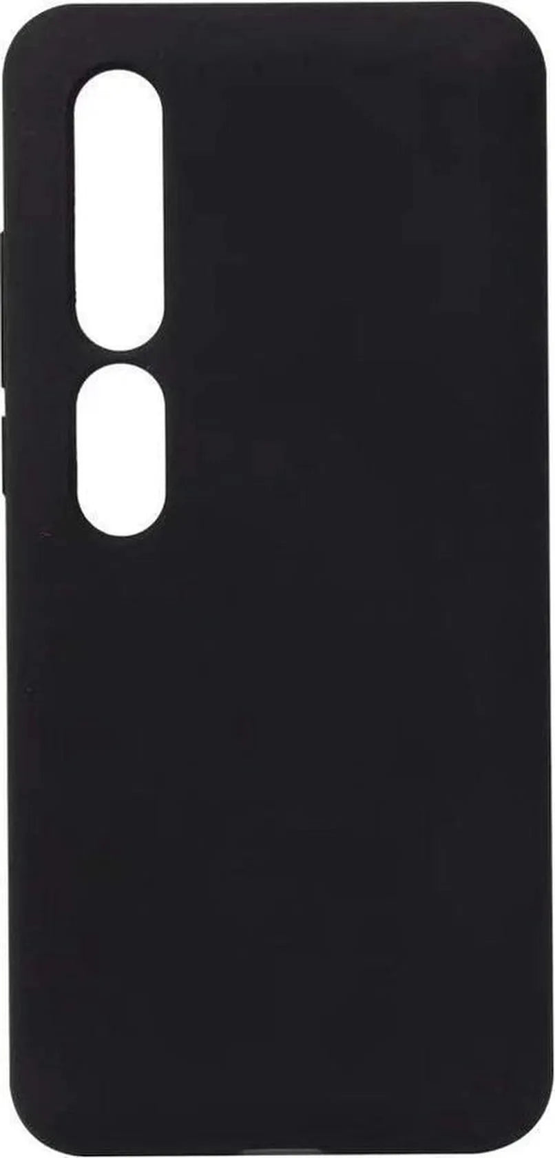 Xiaomi Mi 10 Hoesjes – Siliconen Backcover – Schokbestendig – Zwart-Ilumina Benelux