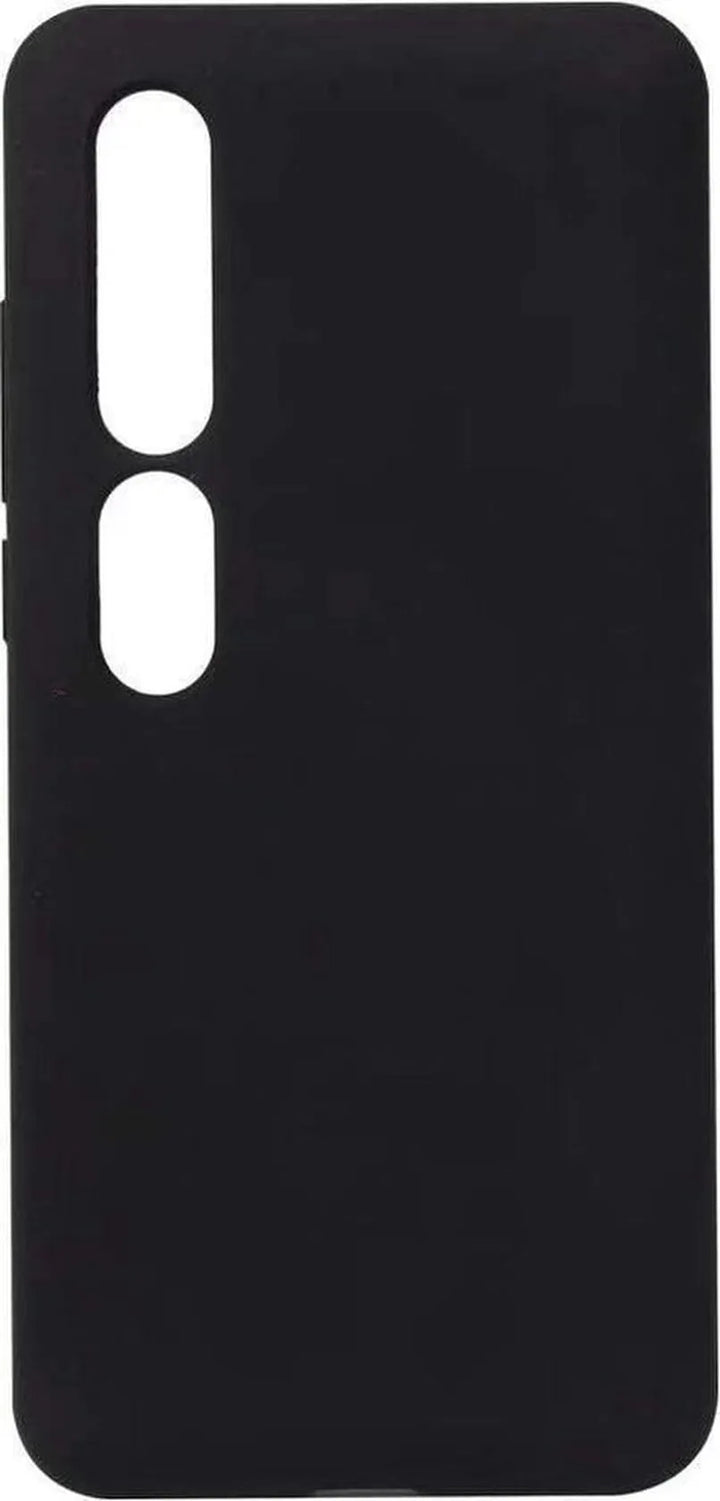 Xiaomi Mi 10 Hoesjes – Siliconen Backcover – Schokbestendig – Zwart-Ilumina Benelux