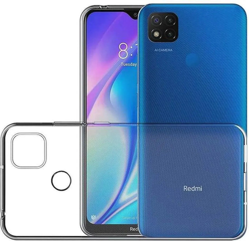 Xiaomi Redmi 9C Hoesjes – Siliconen Backcover – Transparant – Schokbestendig – Soft TPU-Ilumina Benelux