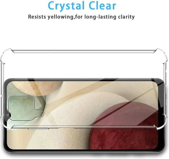 Samsung Galaxy M12 Hoesjes – Siliconen Backcover – Schokbestendig – Flexibel – Transparant-Ilumina Benelux
