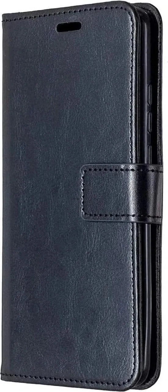 Oppo A54 5G / A74 5G Hoesjes – Portemonnee Book Case – Pasjeshouder – Magneetsluiting – Zwart-Ilumina Benelux
