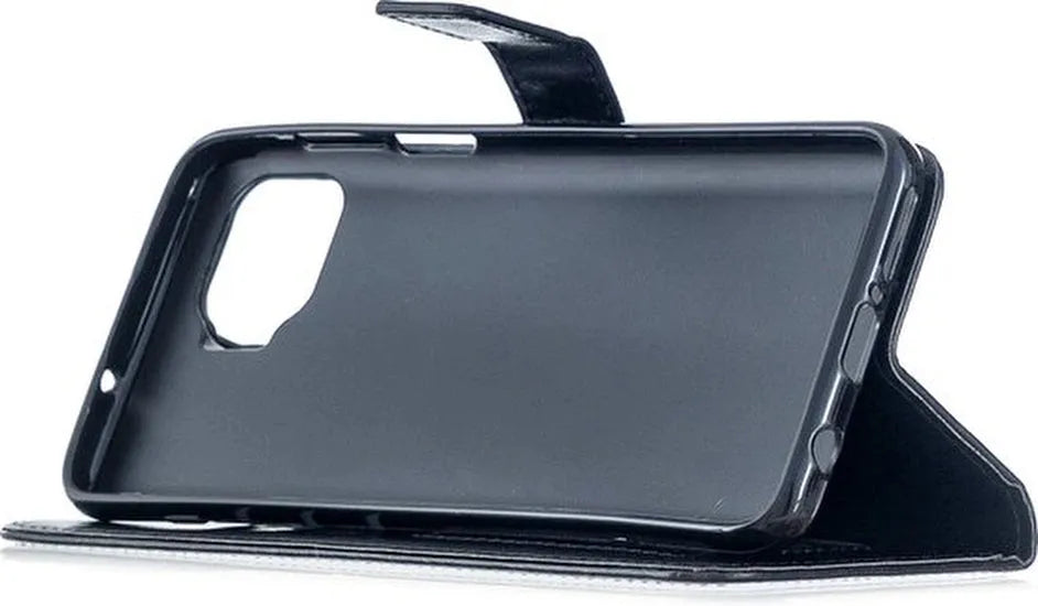 Motorola Moto G 5G Plus Hoesjes – Portemonnee Book Case – Pasjeshouder – 2x Screenprotector – Zwart-Ilumina Benelux
