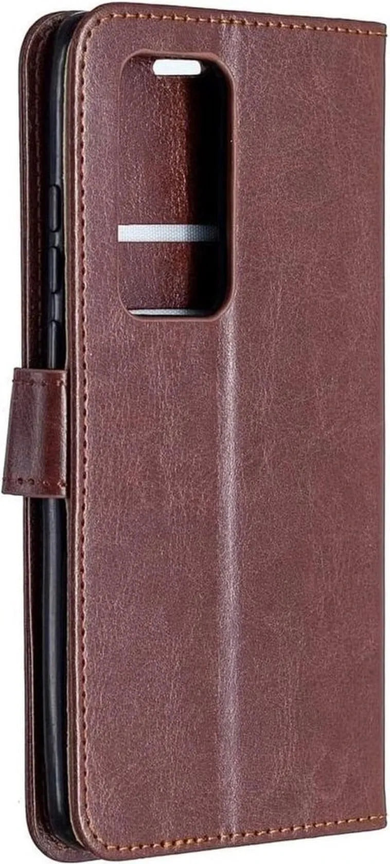 Huawei P Smart 2021 Hoesjes – Portemonnee Book Case – Pasjeshouder – Magneetsluiting – Bruin-Ilumina Benelux
