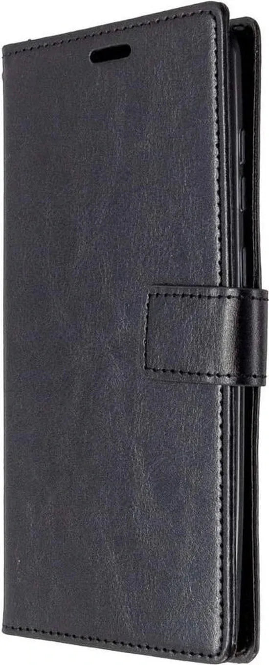 Huawei P Smart 2021 Hoesjes – Portemonnee Book Case – Pasjeshouder – 2x Screenprotector – Zwart-Ilumina Benelux
