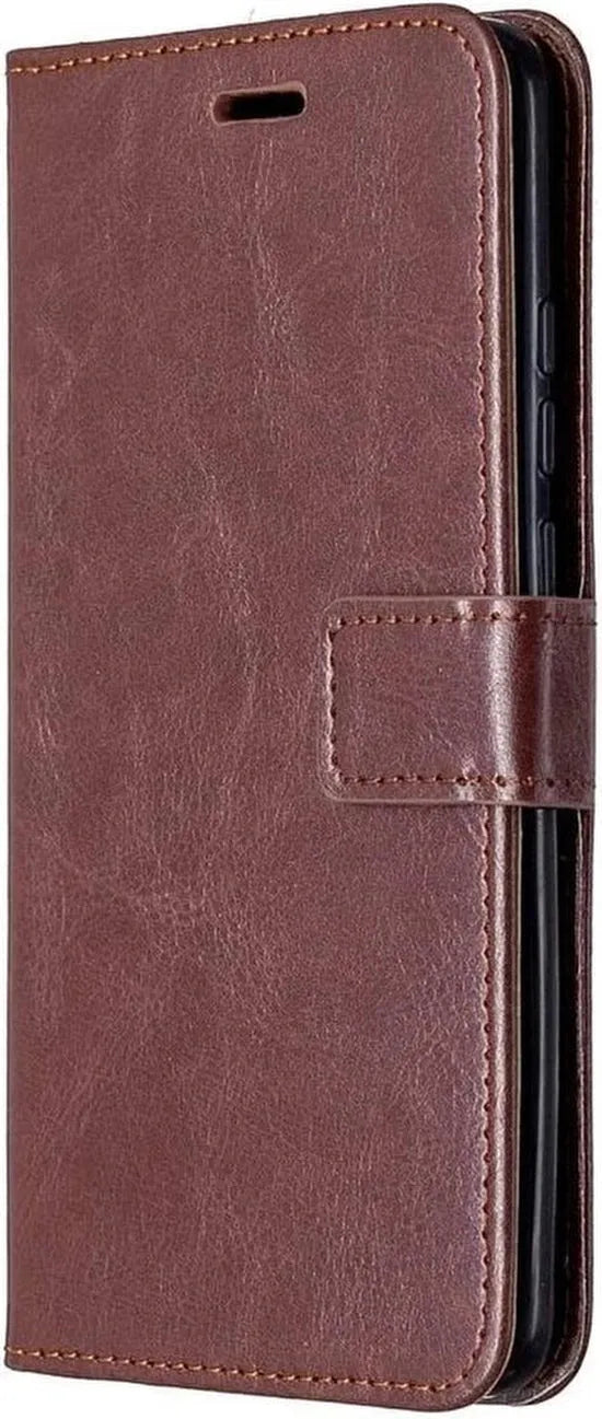 Oppo Find X3 Neo Hoesjes – Portemonnee Book Case – Pasjeshouder – Magneetsluiting – Bruin-Ilumina Benelux