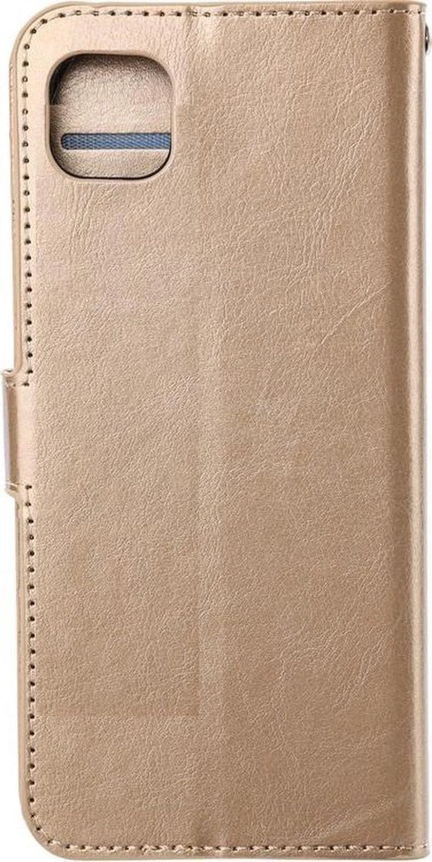 Samsung Galaxy Note 10 Lite Hoesjes – Portemonnee Book Case – Pasjeshouder – Magneetsluiting – Goud