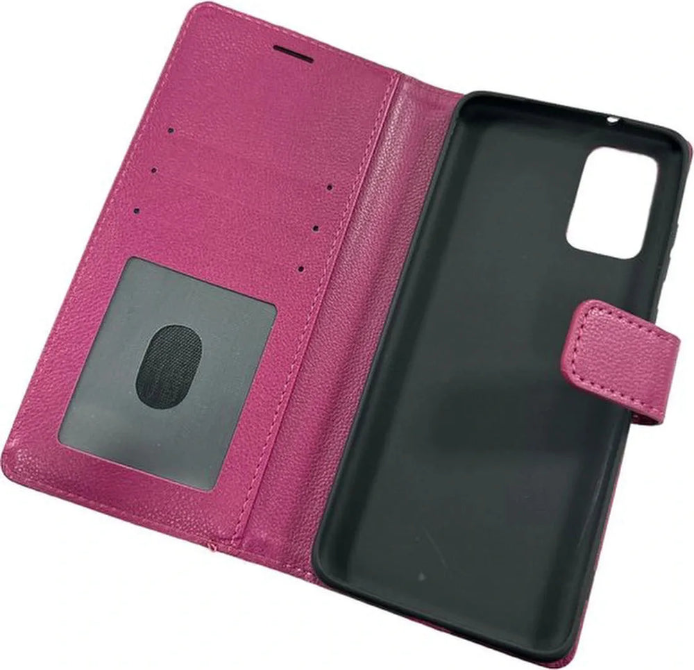 Samsung Galaxy S20 Plus Hoesjes – Portemonnee Book Case – Pasjeshouder – Magneetsluiting – Roze-Ilumina Benelux