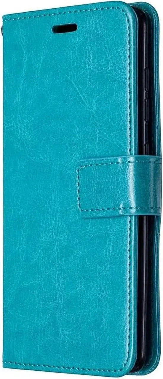Samsung Galaxy S20 FE Hoesjes – Portemonnee Hoes – 2 Pack Screenprotector – Magneetsluiting – Turquoise-Ilumina Benelux