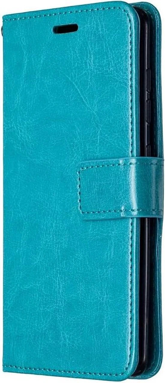 Portemonnee Book Case Hoesje Geschikt voor: Samsung Galaxy S20 Turquoise