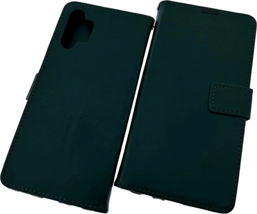 Samsung Galaxy A32 4G Hoesjes – Portemonnee Book Case – Pasjeshouder – Magneetsluiting – Groen-Ilumina Benelux
