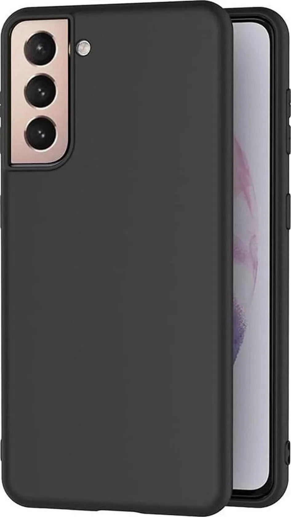 Samsung Galaxy S21 FE Hoesjes – Siliconen Backcover – Flexibel – Schokbestendig – Zwart-Ilumina Benelux