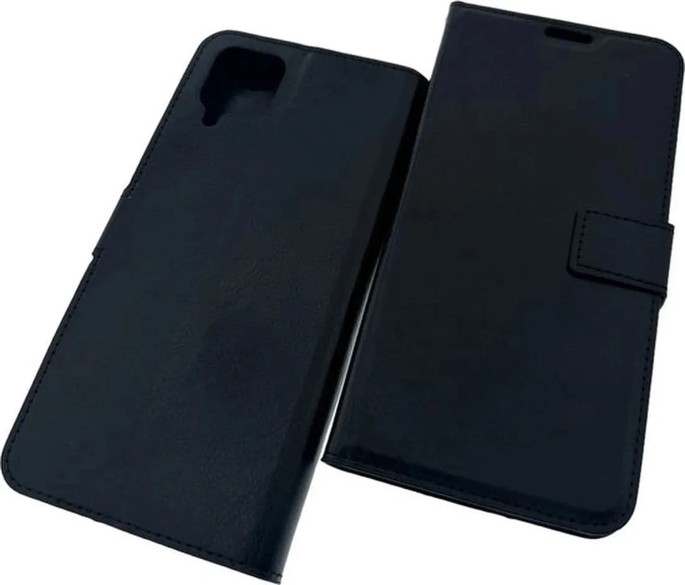 Samsung Galaxy A22 4G & M22 Hoesjes – Portemonnee Book Case – Pasjeshouder – Magneetsluiting – Zwart-Ilumina Benelux