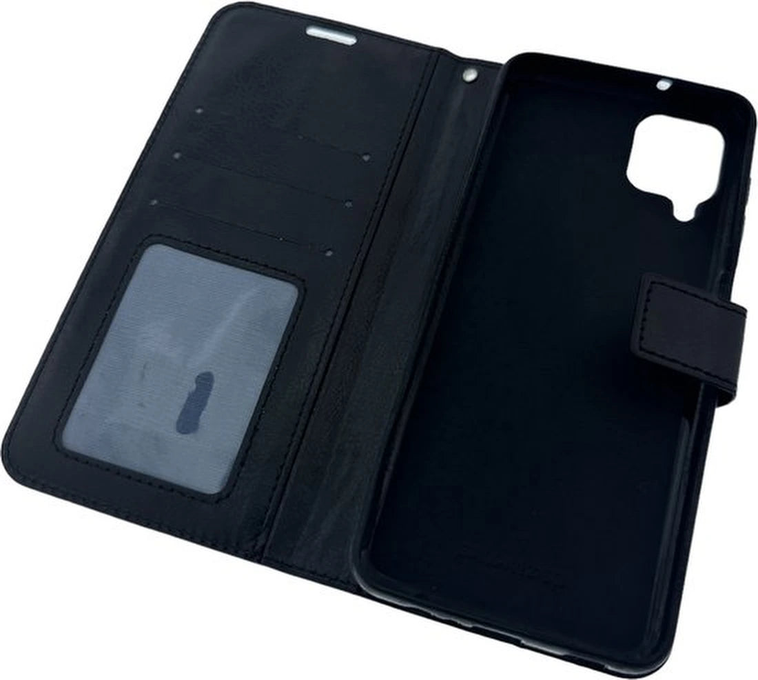 Portemonnee Book Case Hoesje Geschikt voor: Samsung Galaxy A22 4G & M22 zwart