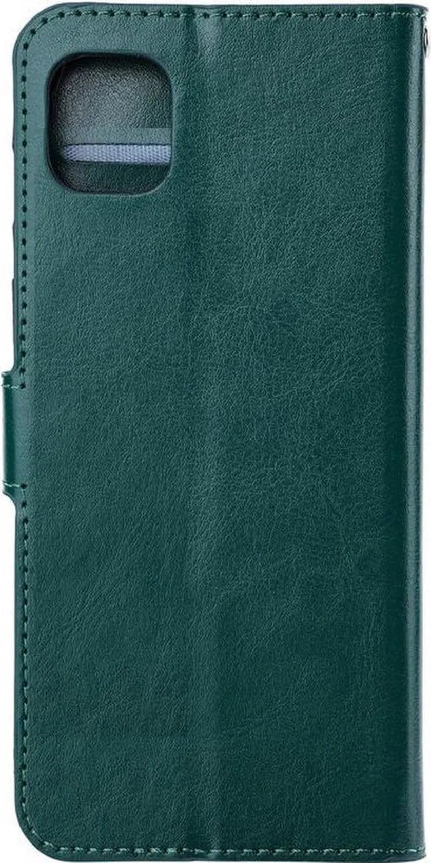 iPhone 13 Hoesjes – Portemonnee Book Case – Magneetsluiting – 2x Screenprotector Gehard Glas – Groen-Ilumina Benelux