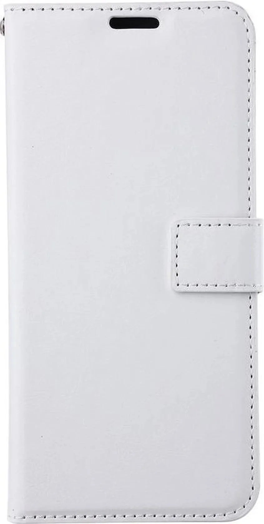 Motorola Edge 20 Lite Hoesjes – Portemonnee Book Case – Pasjeshouder – Magneetsluiting – Wit-Ilumina Benelux