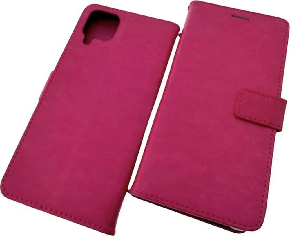 Samsung Galaxy A22 4G Hoesjes – Portemonnee Book Case – Pasjeshouder – Magneetsluiting – Roze-Ilumina Benelux