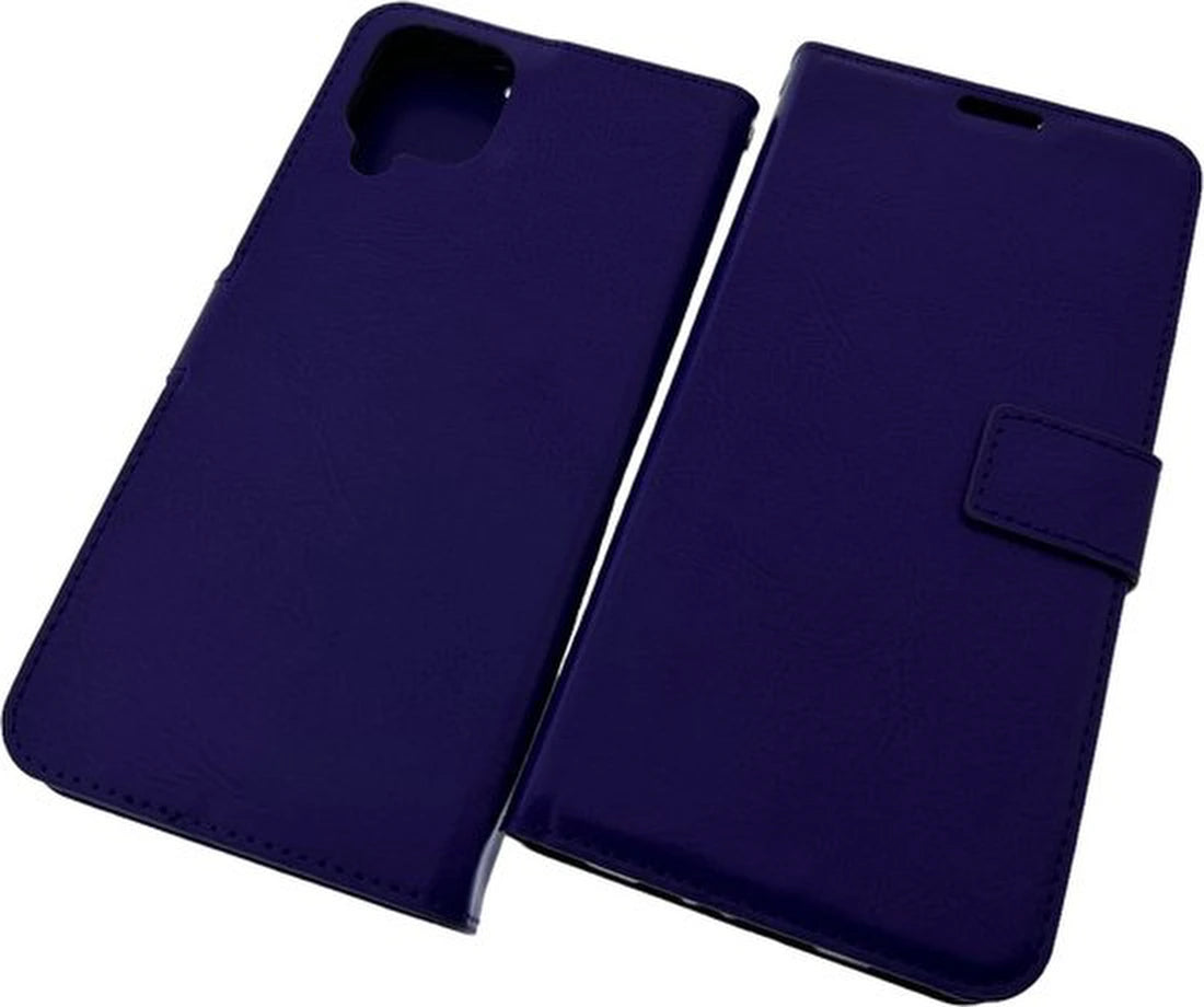 Portemonnee Book Case Hoesje Geschikt voor: Samsung Galaxy A22 4G & M22 Paars