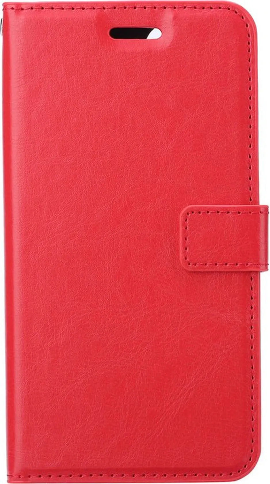iPhone 13 Pro Max Hoesjes – Portemonnee Book Case – Pasjeshouder – Magneetsluiting – Rood-Ilumina Benelux